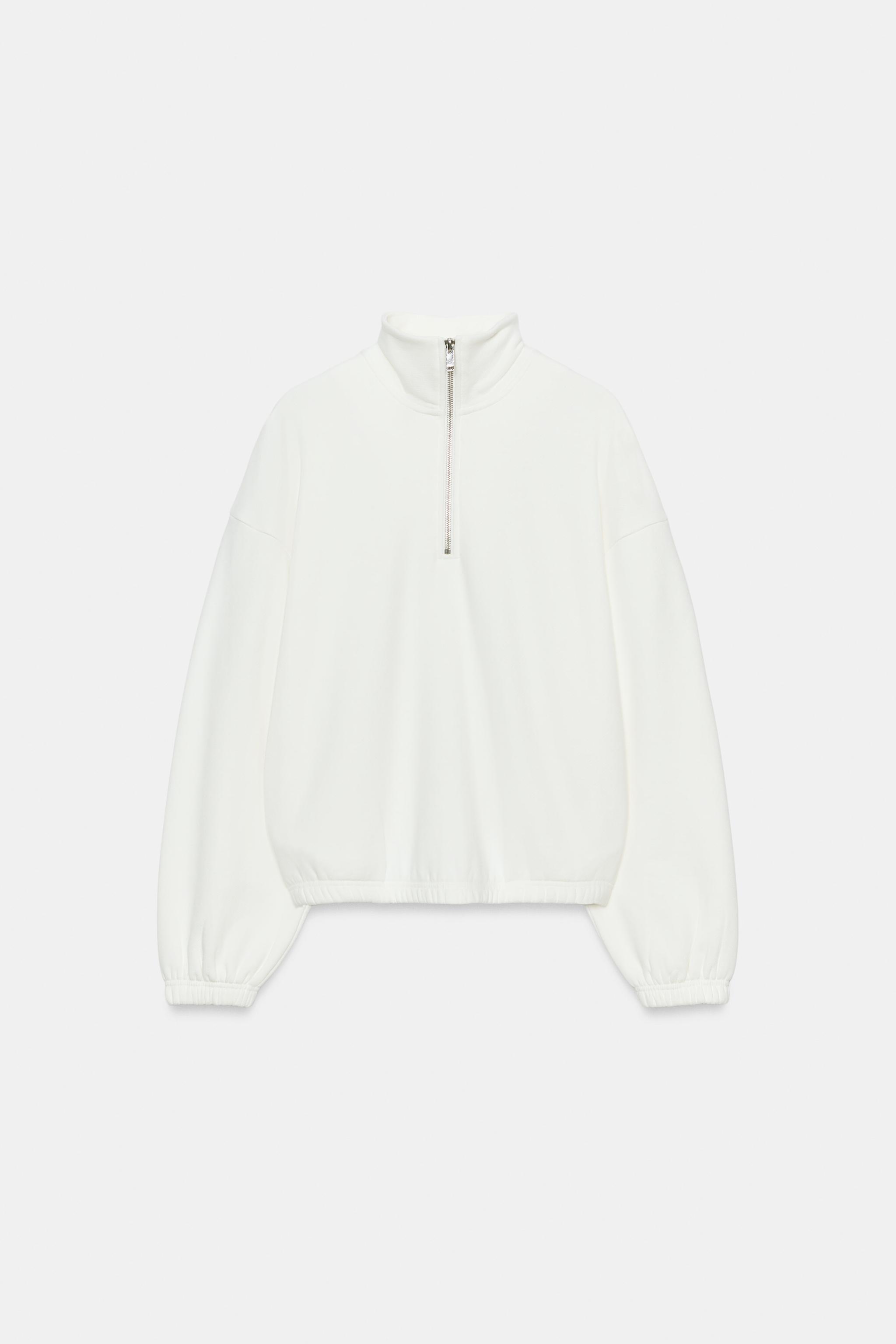 SWEAT ZIPPÉ MÉTALLIQUE